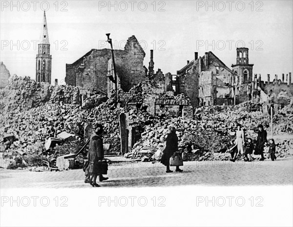 Post-war era in Frankfurt on the Main