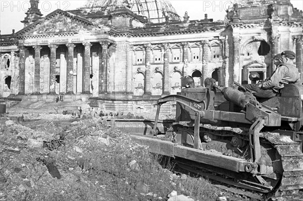 Post-war era - rubble clearance 1948