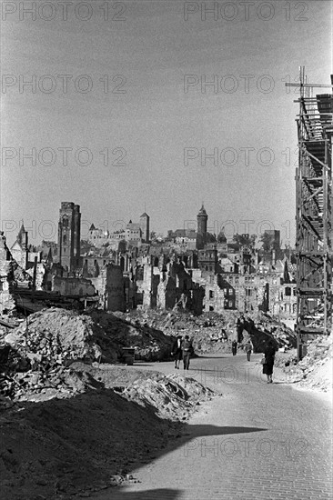 Post-war era - destroyed Nuremberg