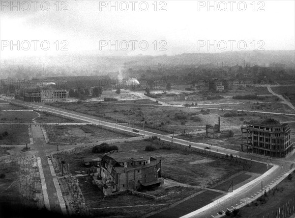 Post-war era - destroyed Dresden