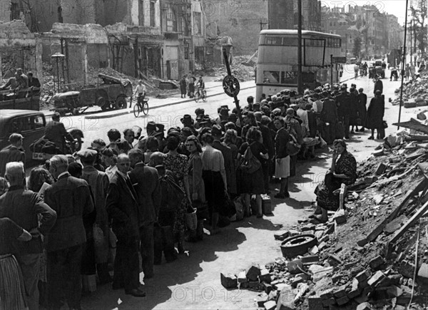 Post-war era - destroyed Berlin