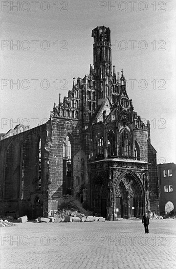 Post-war era - Nuremberg - destructions