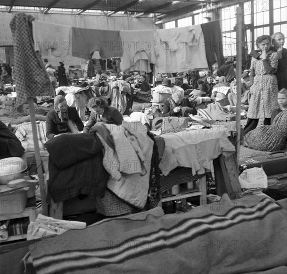 Berlin - camp for GDR refugees 1953