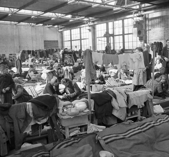 Berlin - camp for GDR refugees 1953