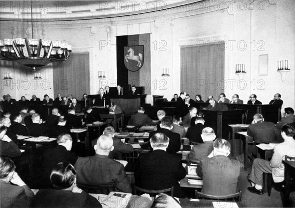 1st meeting of Lower Saxony Landtag 1947