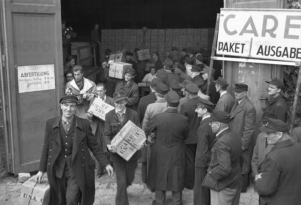 Post-war era- Care packages 1949