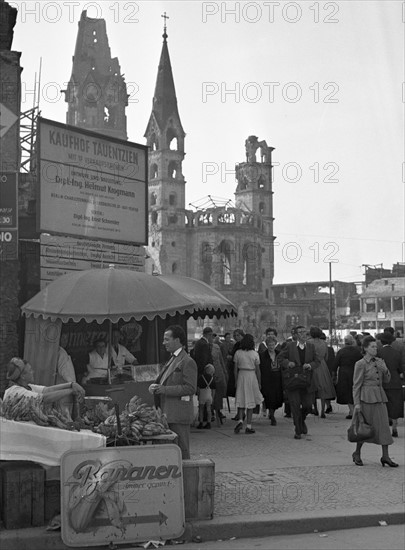 Post-war era - Berlin Tauentzienstraße 1950