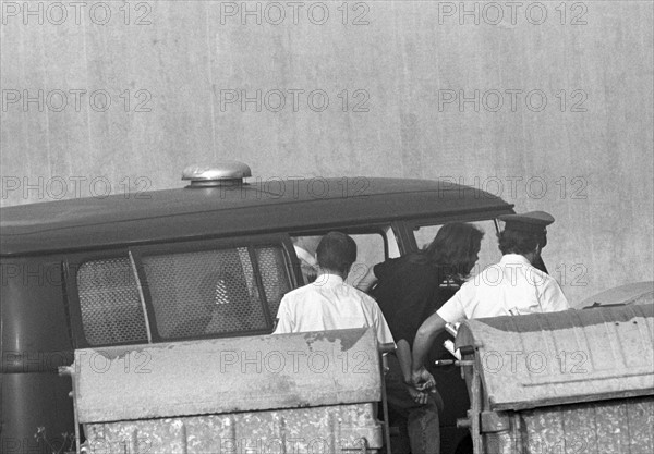 Terrorist trial in Stuttgart-Stammheim 1987
