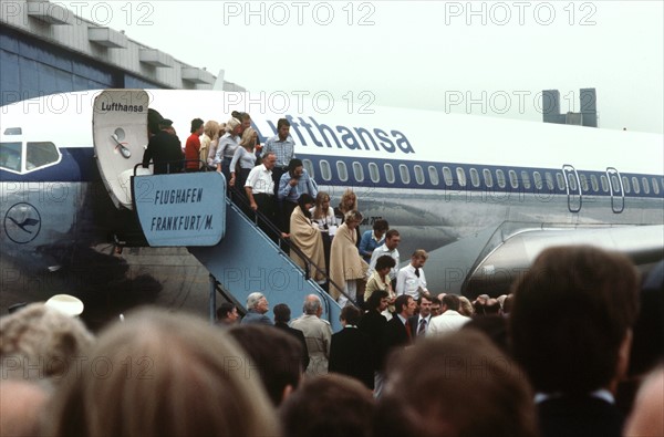 Mogadishu hostages land in Frankfurt/Main