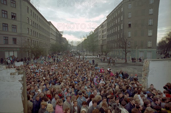 Opening of the German-German border - Berlin