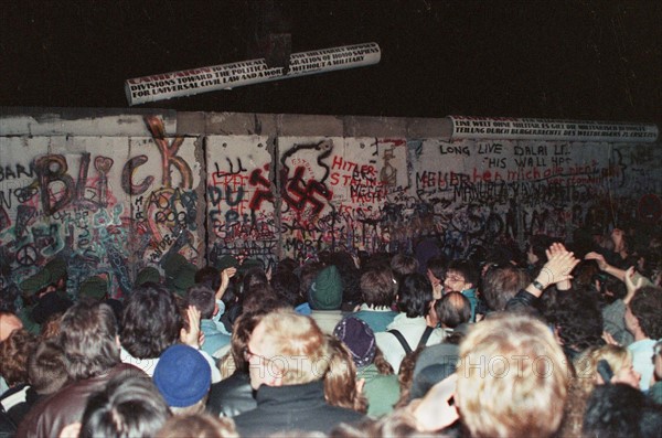 Opening of the German-German border - Berlin