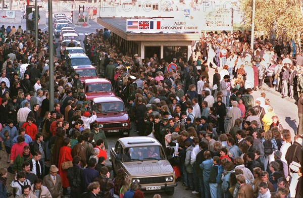 Opening of the German-German border - Berlin