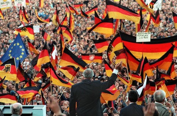 Bundestag election, historical - Helmut Kohl, 1990