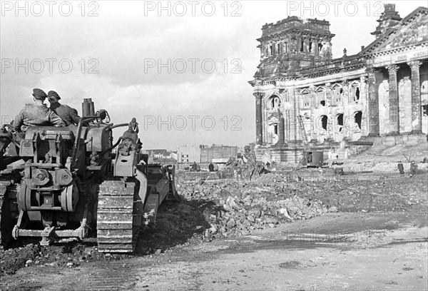 Post-war era - rubble clearance 1948