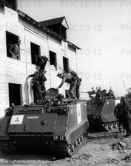 US soldiers during fight exercises in Berlin