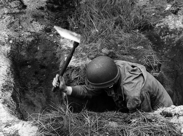 Manoeuvre of US army in Grunewald Berlin