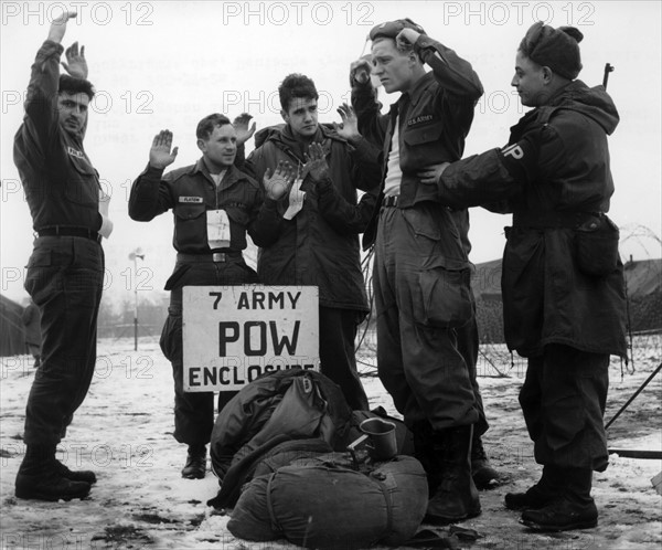 Prisoners of war during NATO maneuver "Winterschild"