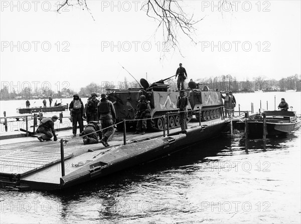 Military manoeuvre of allied forces in Berlin