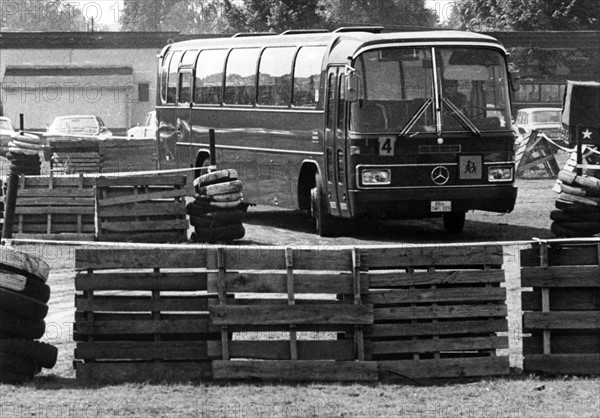 Checkpoint Charlie reproduction in US barracks