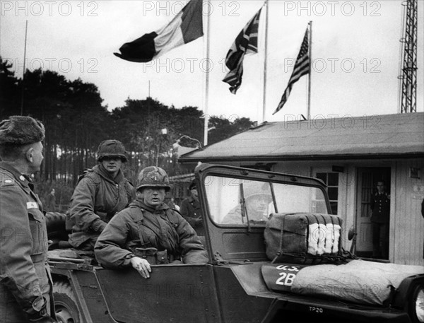 US troop transport arrives in Berlin after trip through Soviet zone