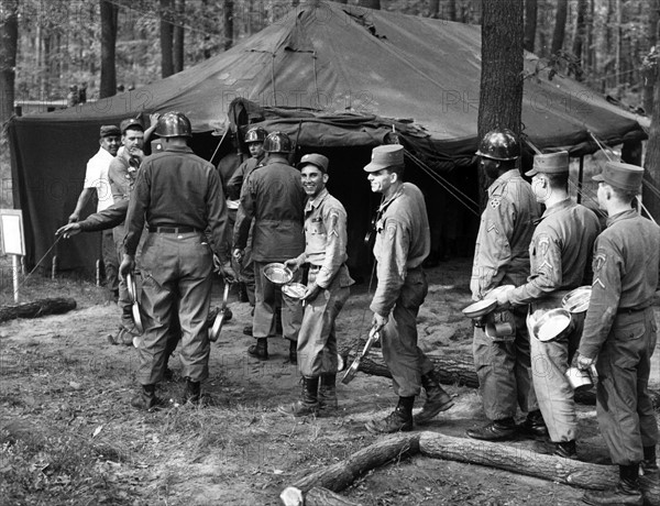 US troop transport taking a break before trip to Berlin through Soviet zone