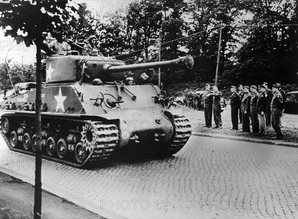 Invasion of US troops in Berlin 1945