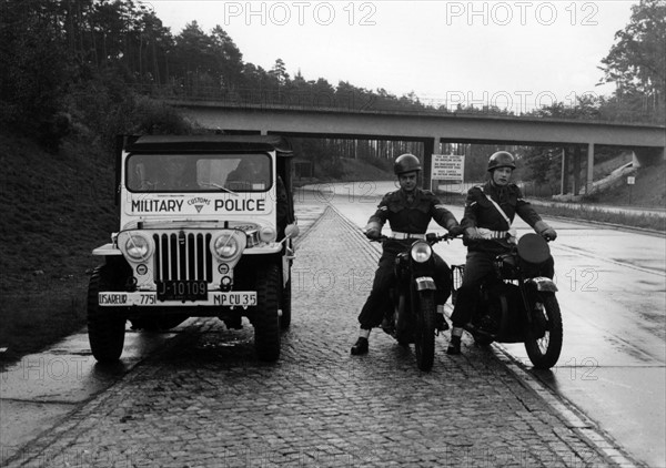 US military police in Berlin