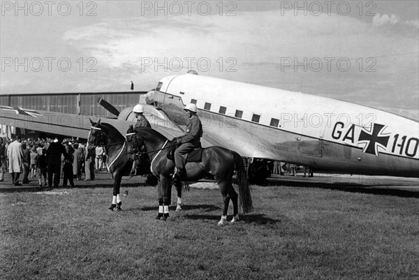 Mounted air force in occupied Germany