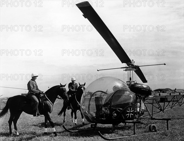 Mounted air force in occupied Germany