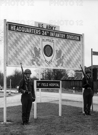 US division in Germany "The Shield of Bavaria"