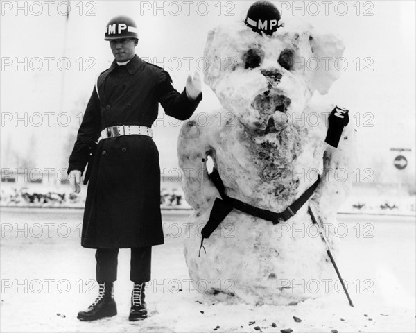 A frosty U.S. soldier in Germany