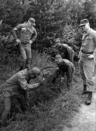 U.S. soldiers during an agricultural training