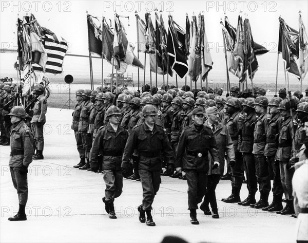 Brigade 75 of the US army arrives in Germany