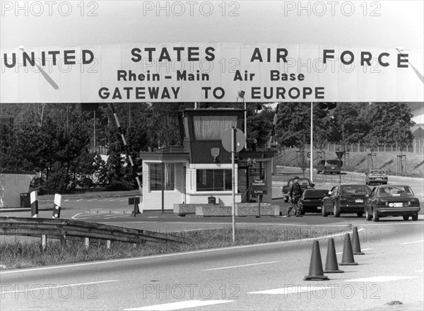 Rhein-Main Air Base in Frankfurt