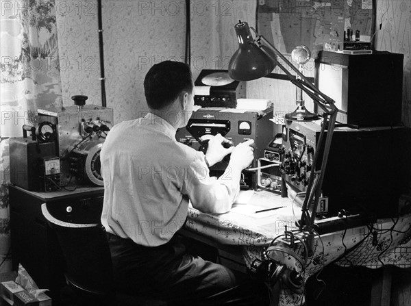 Hobby radio operator and US soldier in Germany