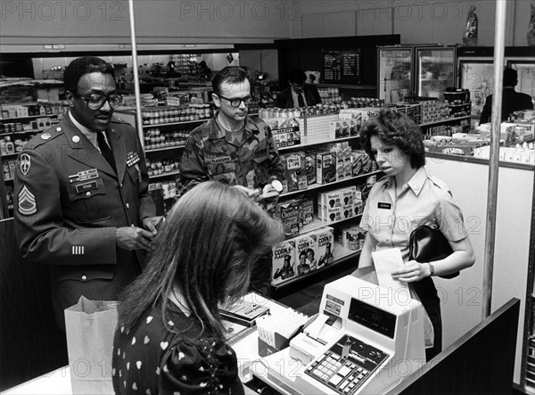 Super markets of the US Army in Rheinberg