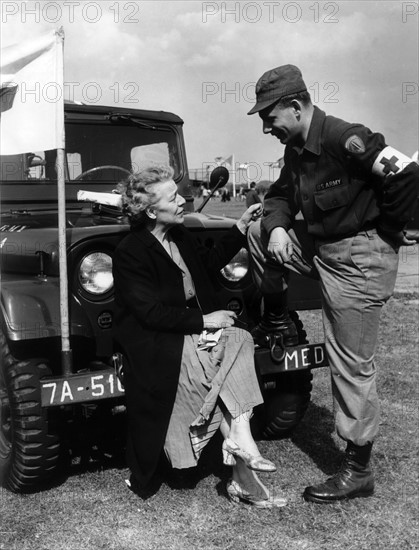 Mother and son at the 'Armed Forces Day' in Bremerhaven