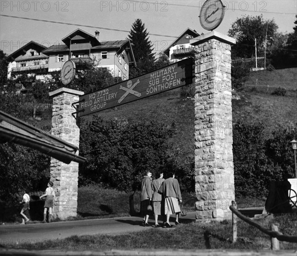 Ordensburg Sonthofen is now US troops quarters