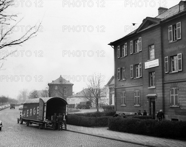 Houses in Frankfurt-Höchst evacuated for occupation troops