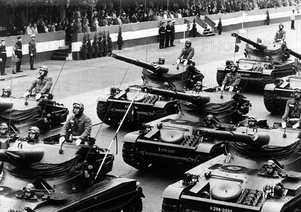 Military parade on the 'Armed Forces Day' in Berlin