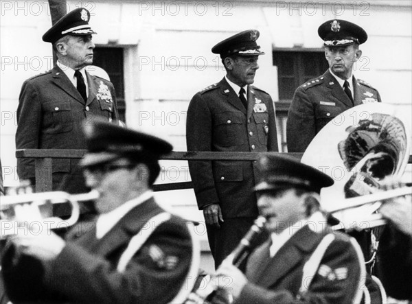 Military parade of the US Army in Wiesbaden