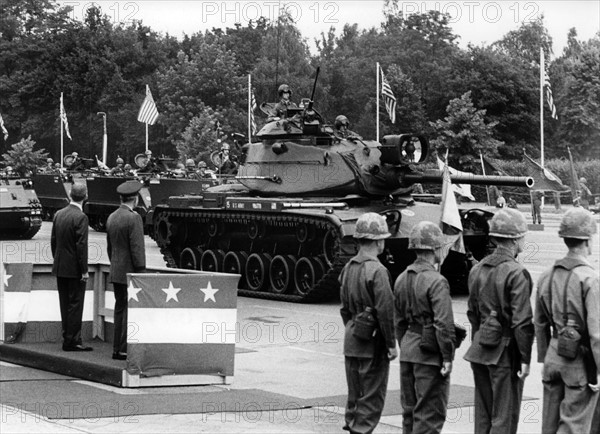 Military parade on Independence Day in Berlin