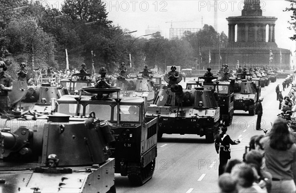 Military parade on the 'Armed Forces Day' in Berlin