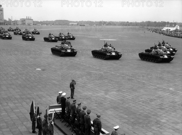 Military parade at the 'Armed Forces Day' in Berlin