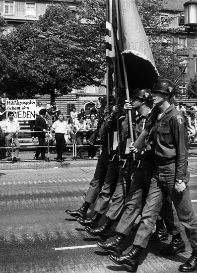 Military parade on the 'Armed Forces Day' in Berlin