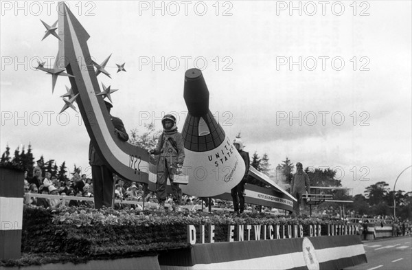 Military parade for the American Independence Day