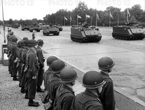 US military parade in Berlin Lichterfelde