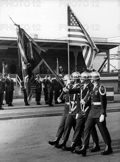 Parade of the US Army in Berlin-Lichterfelde