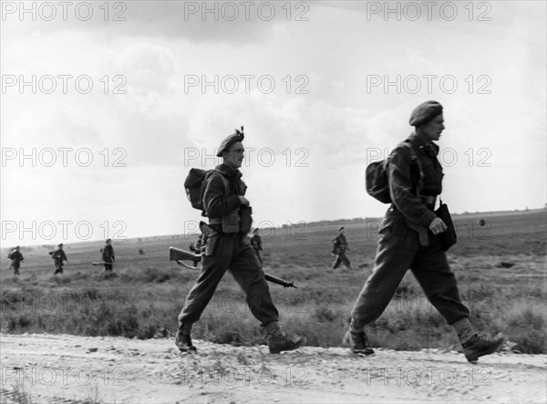 Norwegian occupation troops in Germany.