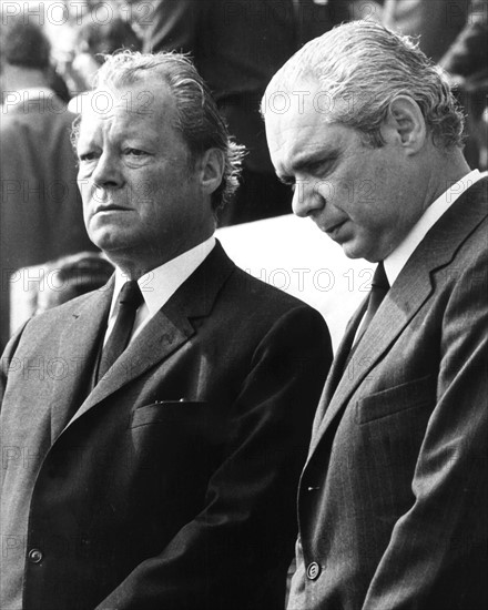 Olympic Games 1972: Willy Brandt and Ben Horin